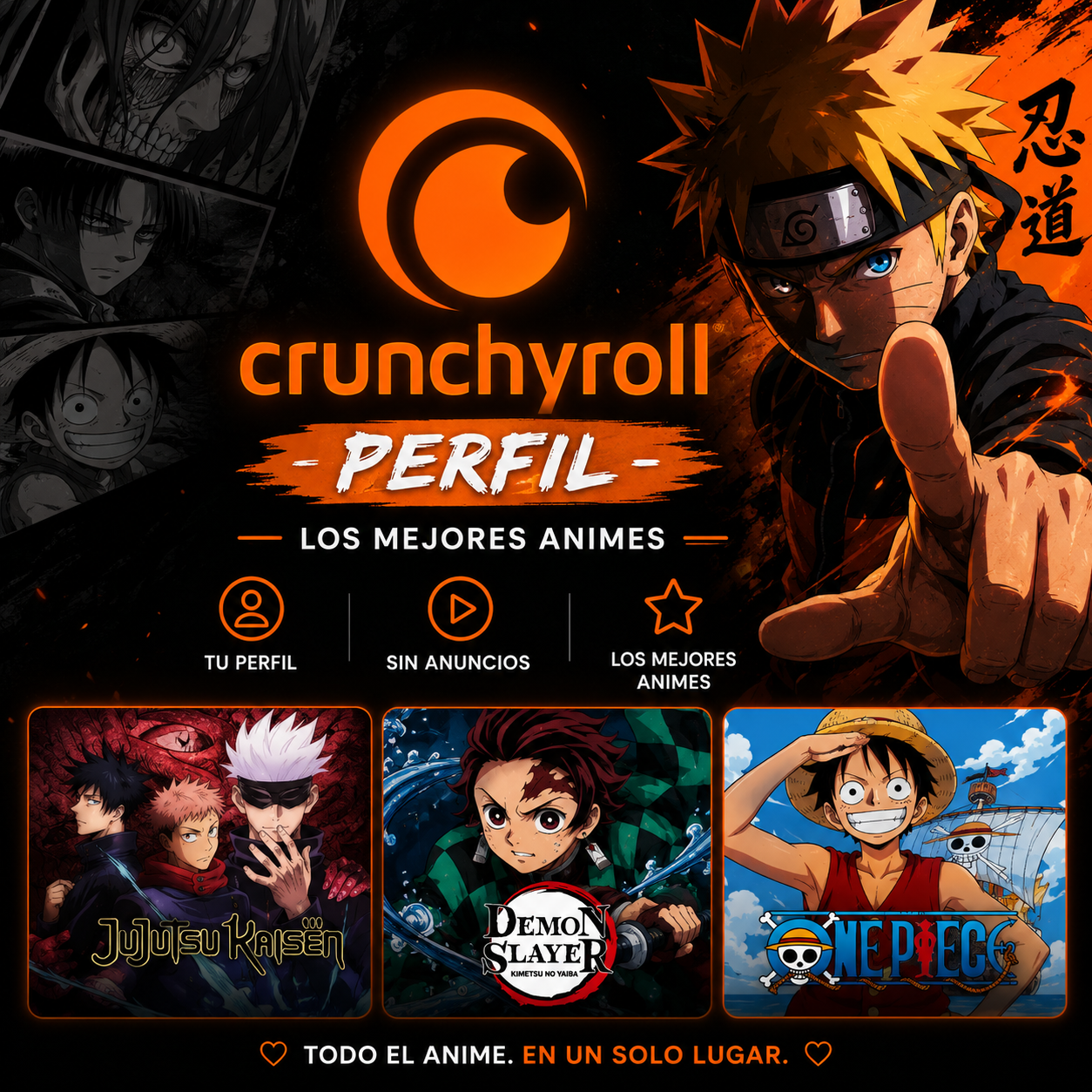 CRUNCHYROLL PERFIL